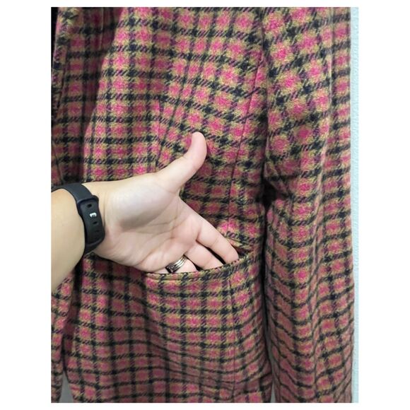 J.CREW Parke Plaid English Moon Houndstooth 100% Wool Blazer - Picture 5 of 7